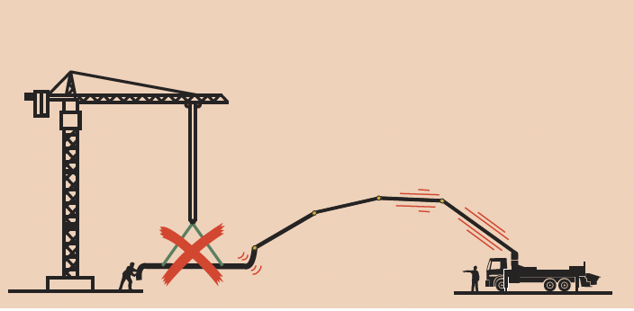 Grafik die den Einsatz von Traversen zeigt
